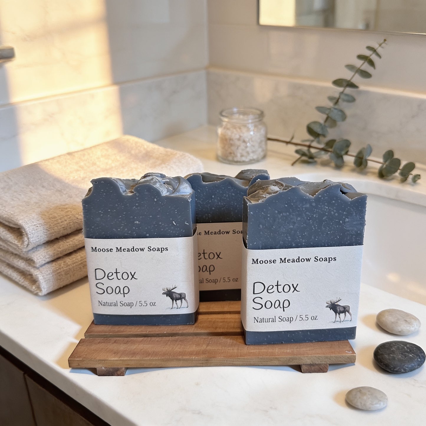 Detox Soap (no coconut oil) tea tree and rosemary