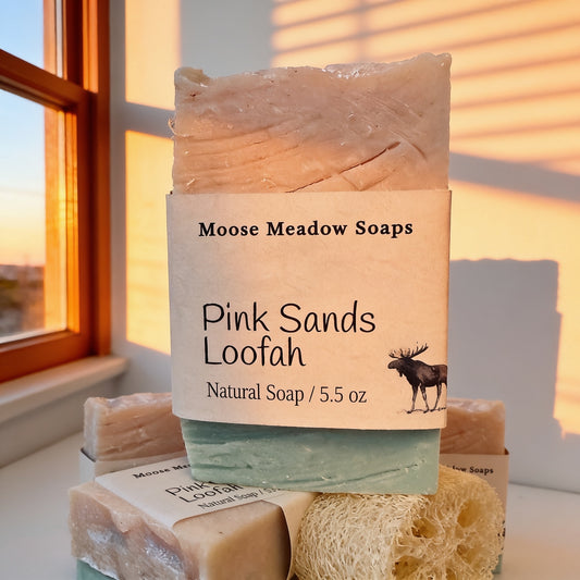 Pink Sands loofah